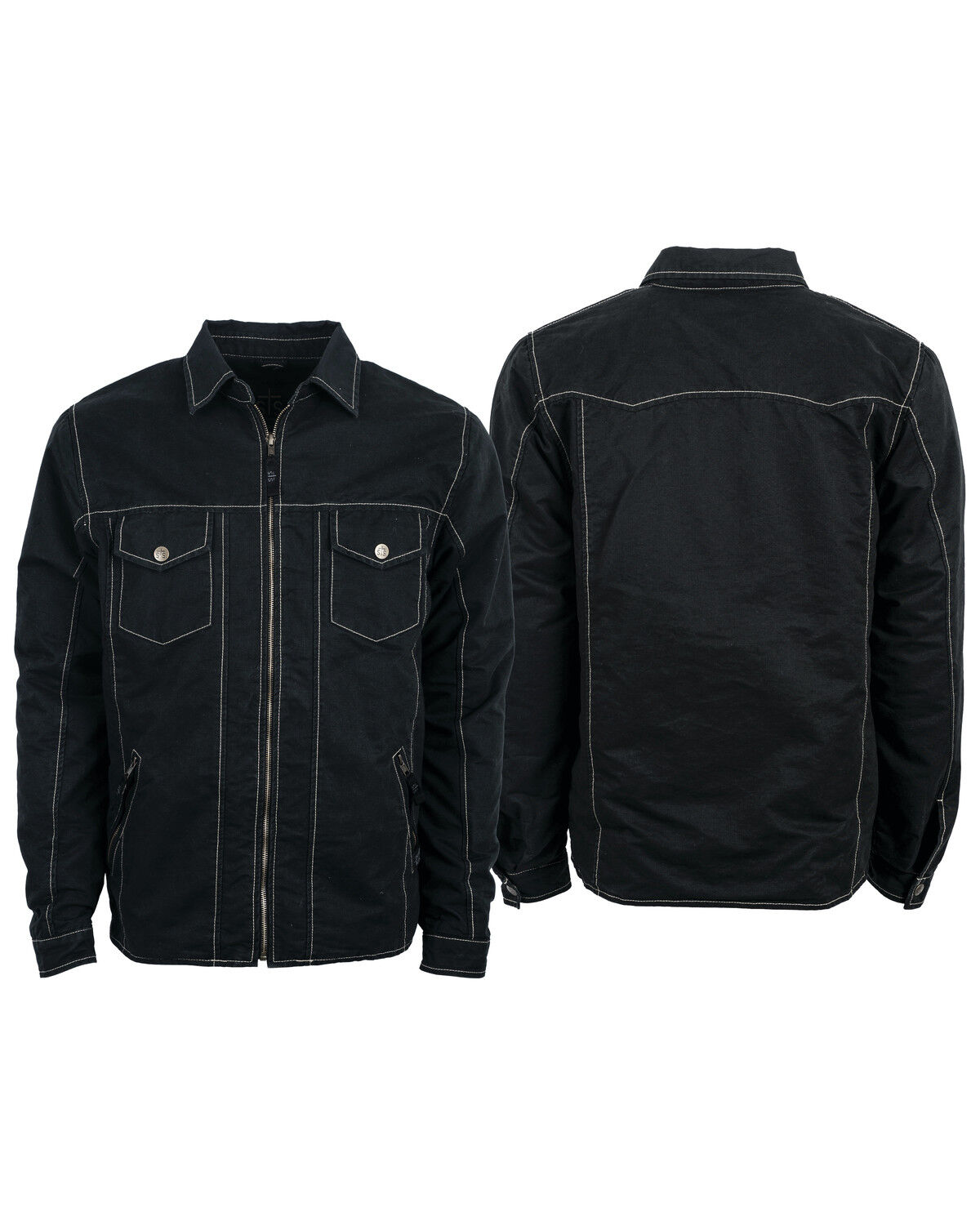 Image #1 - STS Ranchwear Boys' Youth Arena Twill Jacket, Slate, hi-res