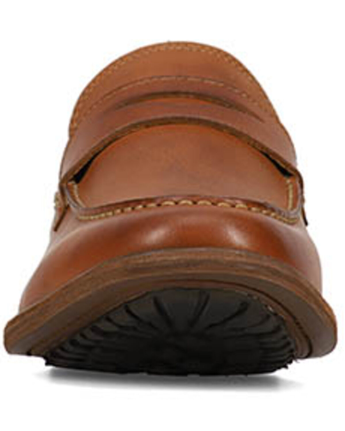 Image #4 - Frye Men's Tyler Flex Penny Casual Shoes - Moc Toe, Caramel, hi-res