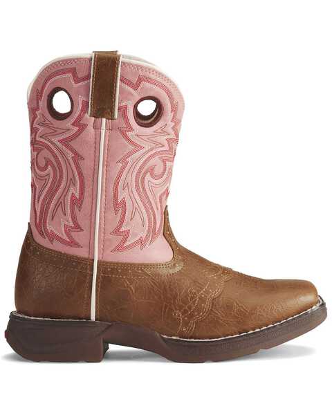 Durango Girls' Western Boots - Square Toe, Tan, hi-res