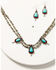 Image #1 - Shyanne Women's Canyon Sunset Turquoise Stone Jewelry 2-PIece Set, Silver, hi-res