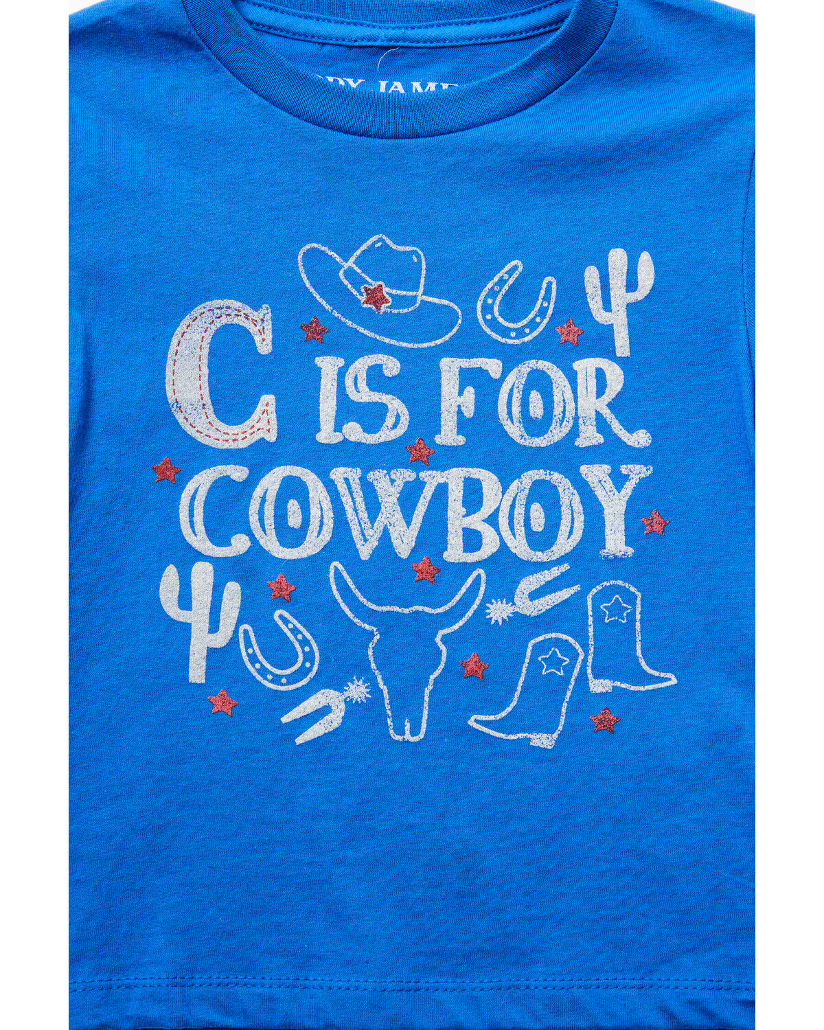 Image #2 - Cody James Toddler Boys' C Is For Cowboy Short Sleeve Graphic T-Shirt, Royal Blue, hi-res