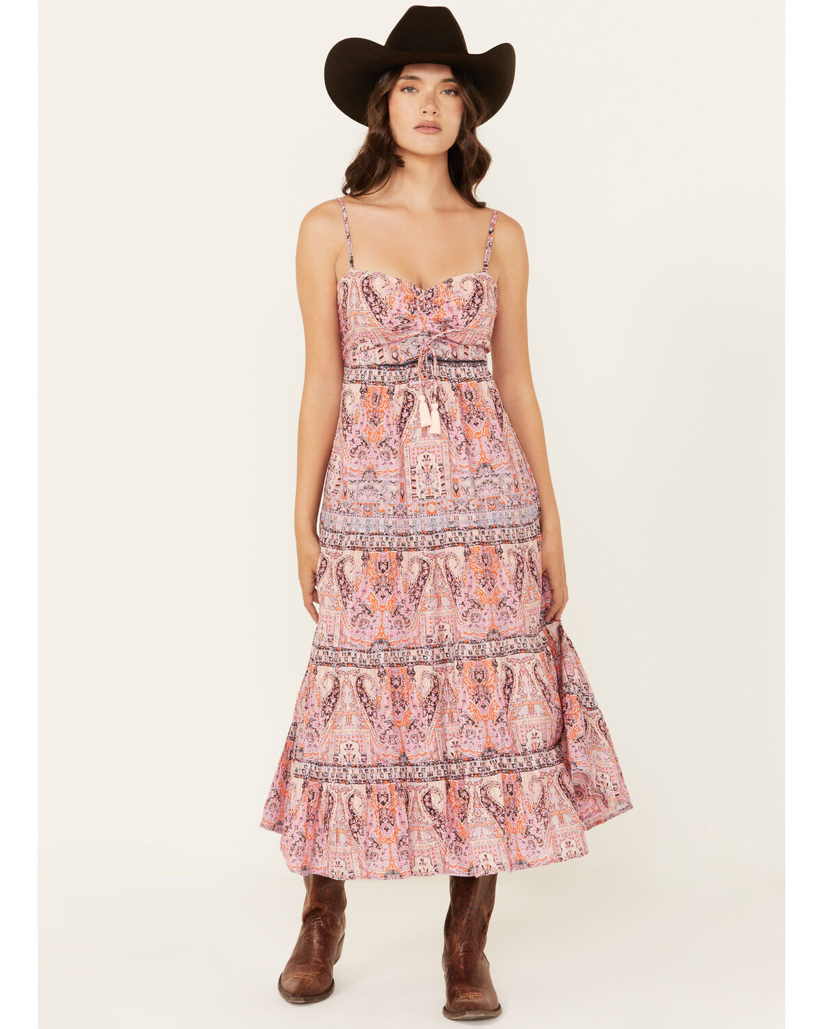 Image #2 - Cleobella Women's Loraine Sleeveless Midi Dress, Multi, hi-res