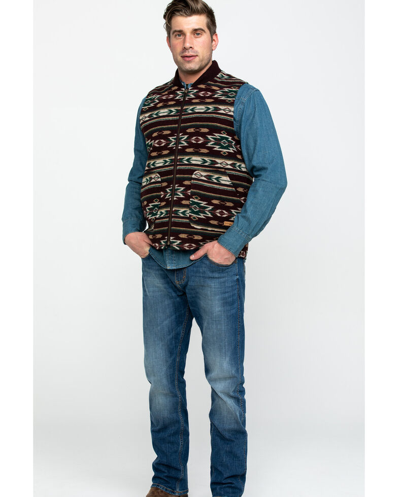 Powder River Outfitters Men S Aztec Jacquard Vest Sheplers