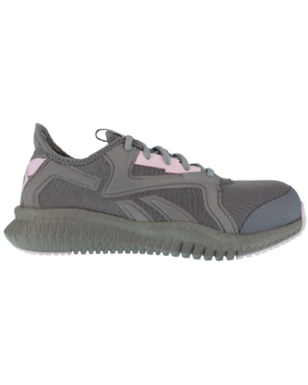 Image #2 - Reebok Women's Flexagon 3.0 Athletic Work Sneakers - Composite Toe, Grey, hi-res