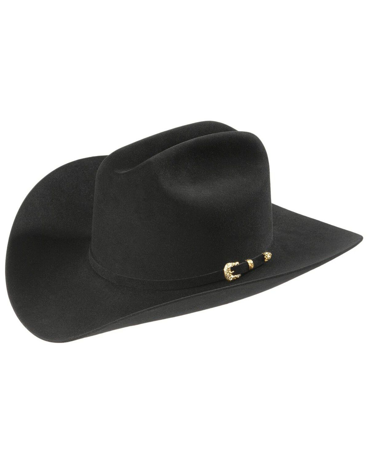 Image #2 - Larry Mahan Opulento 30X Felt Cowboy Hat, Black, hi-res