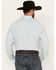 Image #4 - George Strait by Wrangler Men's Geo Print Long Sleeve Button Down Western Shirt, White, hi-res