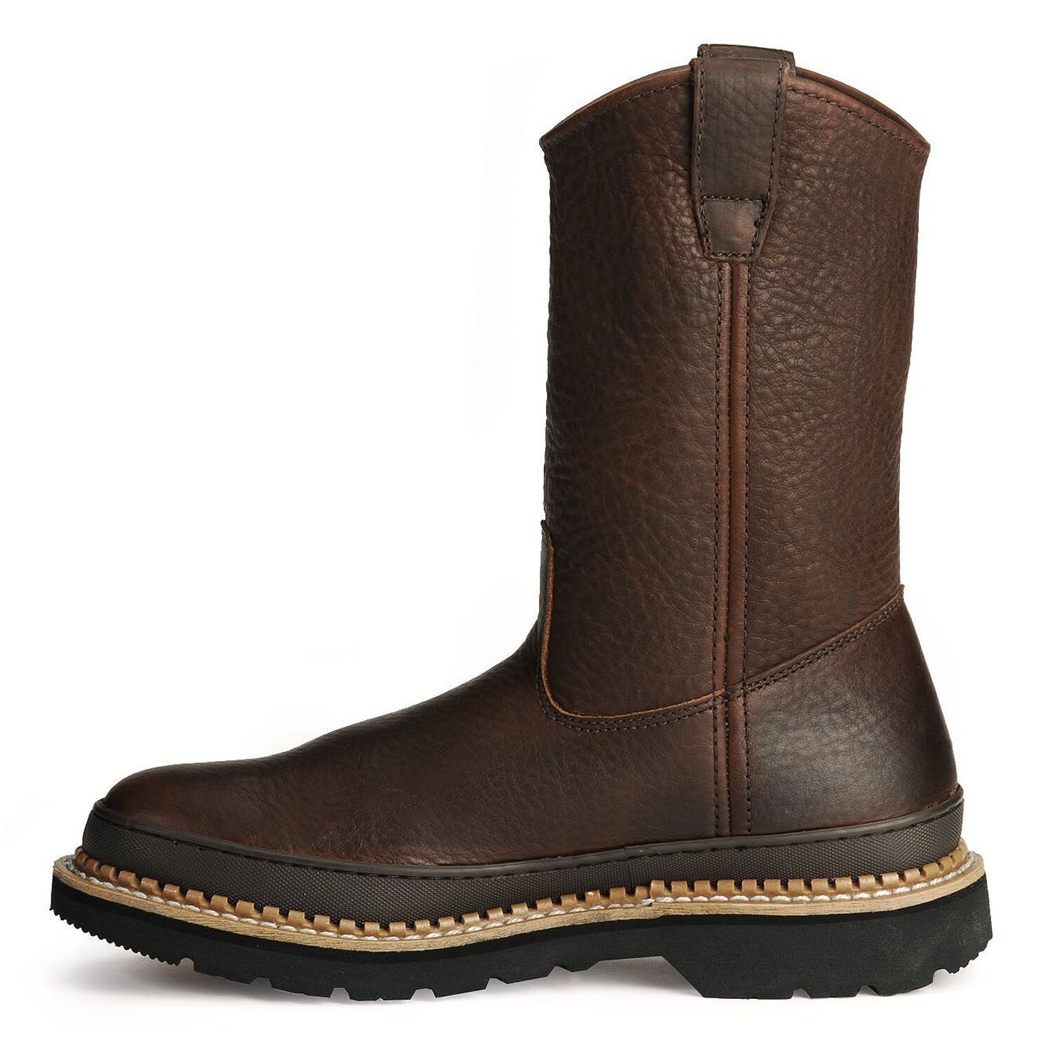 Image #3 - Georgia Boot Men's Georgia Giant Wellington Work Boots - Round Toe, Brown, hi-res