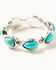 Image #3 - Shyanne Women's Turquoise Stone Ring Set - 3 Piece, Silver, hi-res