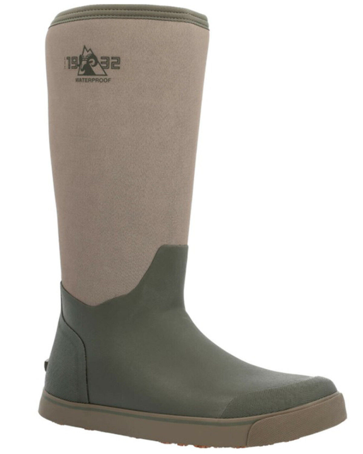 Image #2 - Rocky Men's Dry-Strike Waterproof 16" Pull On Deck Boots - Round Toe, Brown, hi-res