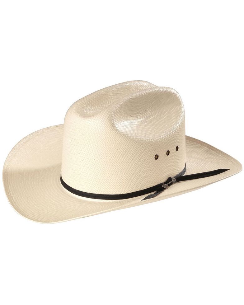 Stetson Men's Rancher Straw Cowboy Hat, Natural, hi-res