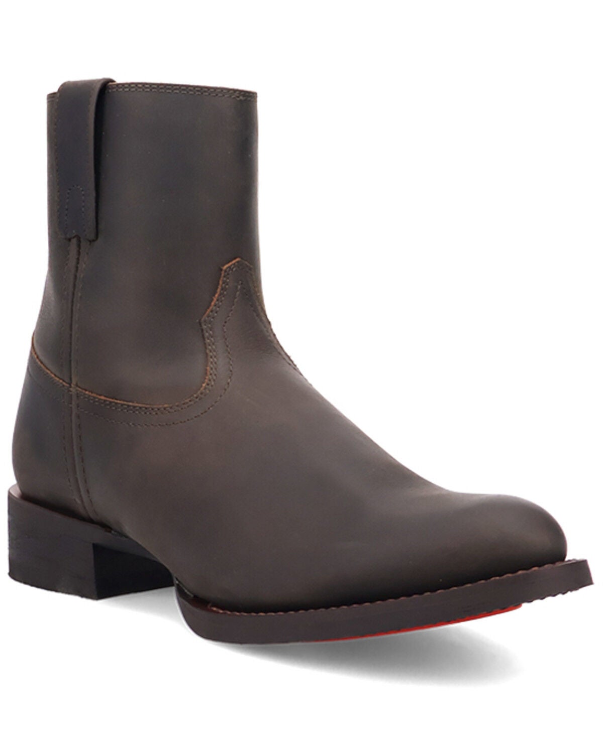 Laredo Men's Vanguard Ankle Boots - Round Toe, Charcoal, hi-res