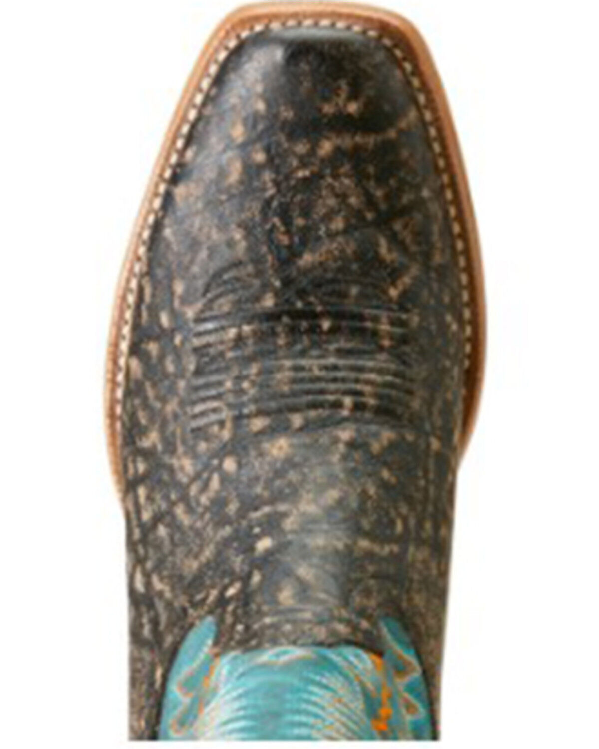 Image #4 - Ariat Men's Futurity Time Western Boots - Square Toe, Black, hi-res