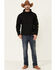 Image #2 - Ariat Men's Black & Lime Rebar Stretch Canvas Softshell Logo Zip-Front Work Jacket, Bright Green, hi-res