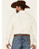 Image #4 - Cinch Men's Modern Fit Solid Cream Long Sleeve Button Down Western Shirt, Cream, hi-res