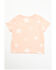 Image #3 - Wrangler Toddler Girls' Star Print Short Sleeve Graphic Tee, Peach, hi-res