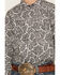Image #3 - Cody James Boys' Botanical Paisley Print Long Sleeve Snap Western Shirt, Black, hi-res