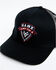 Image #2 - Hawx Men's Ribbon Logo Shield Patch Ball Cap, Black, hi-res