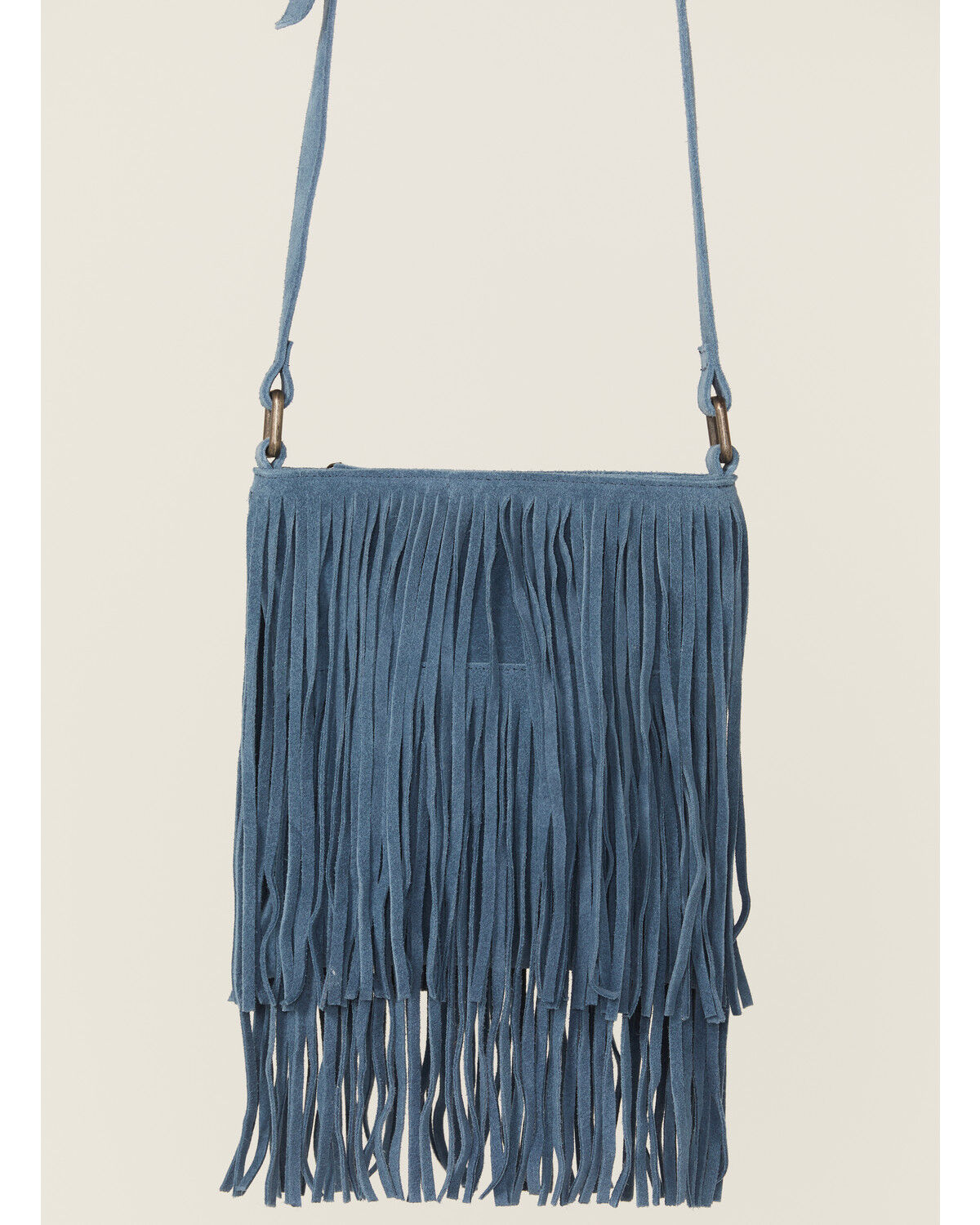 Image #3 - Idyllwind Women's Camarillo Fringe Suede Crossbody Bag, Blue, hi-res