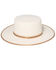 Image #2 - San Diego Hat Company Women's Snowfall Felt Boater Hat, Ivory, hi-res