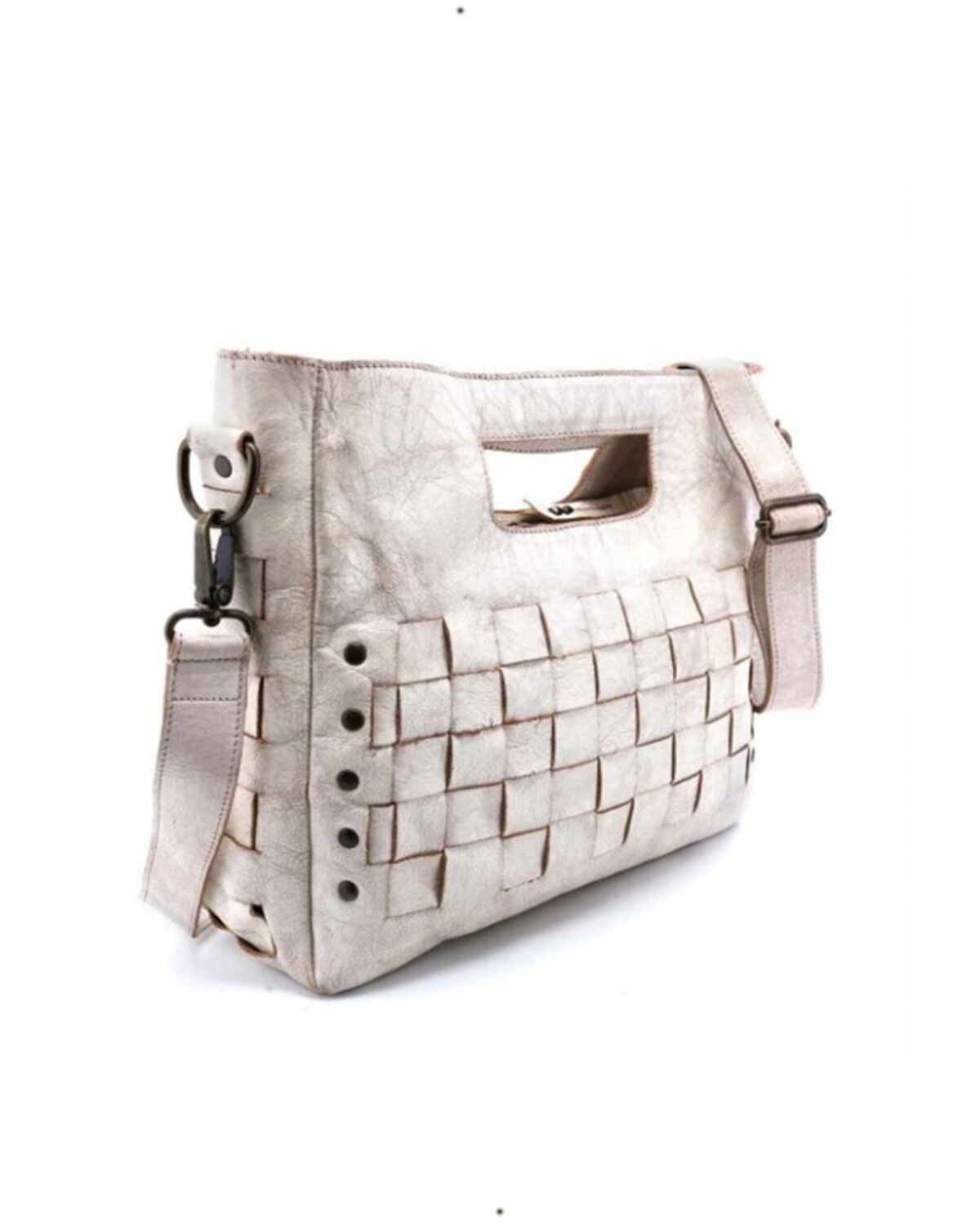 Image #2 - Bed Stu Women's Orchid Handle Crossbody Bag, Grey, hi-res