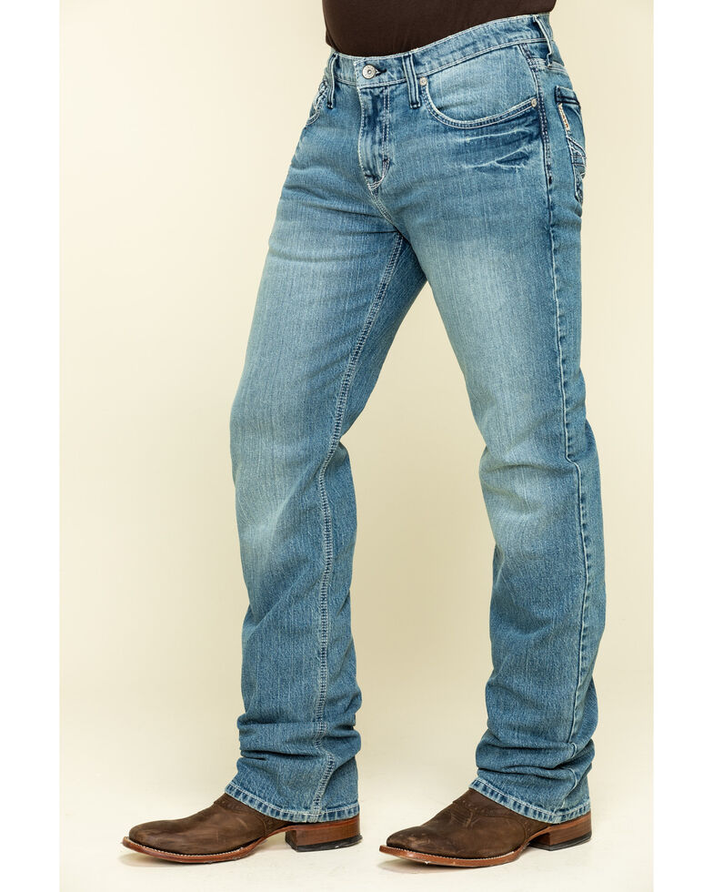 Cinch Men's Ian Medium Stone Performance Slim Bootcut Jeans | Sheplers