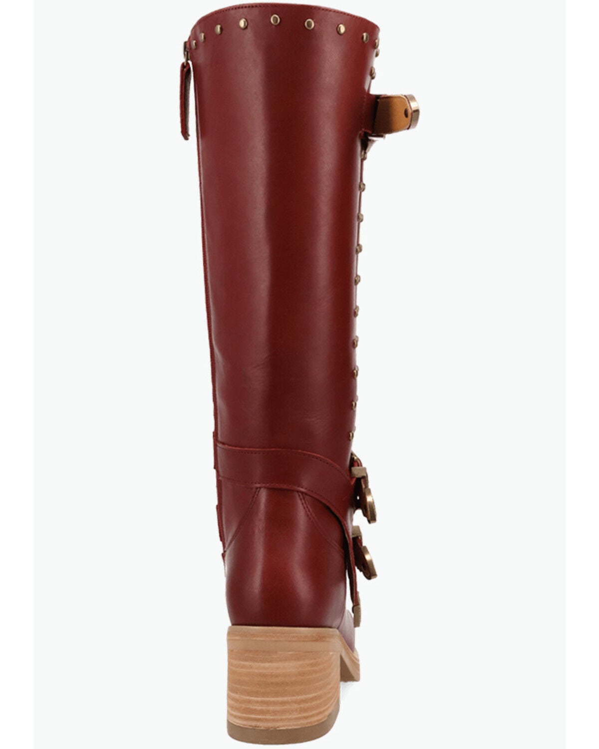 Image #5 - Dingo Women's Fillmore Tall Fashion Boots - Round Toe, Burgundy, hi-res