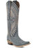 Image #1 - Circle G Women's Tall Western Boots - Snip Toe, Blue, hi-res