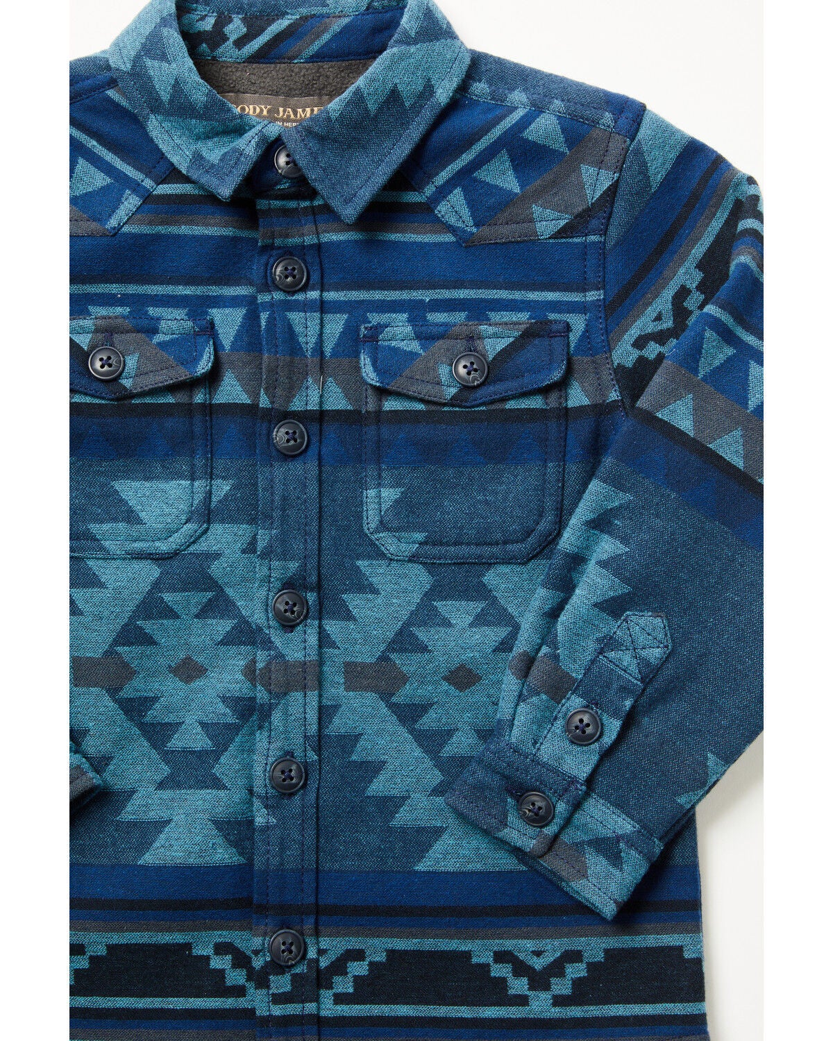 Image #2 - Cody James Toddler Boys' Rosewell Southwestern Print Button-Down Flannel Shirt Jacket, , hi-res