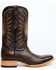 Tanner Mark Men's Shawnee Exotic Caiman Belly Western Boots - Broad Square Toe, Dark Brown, hi-res