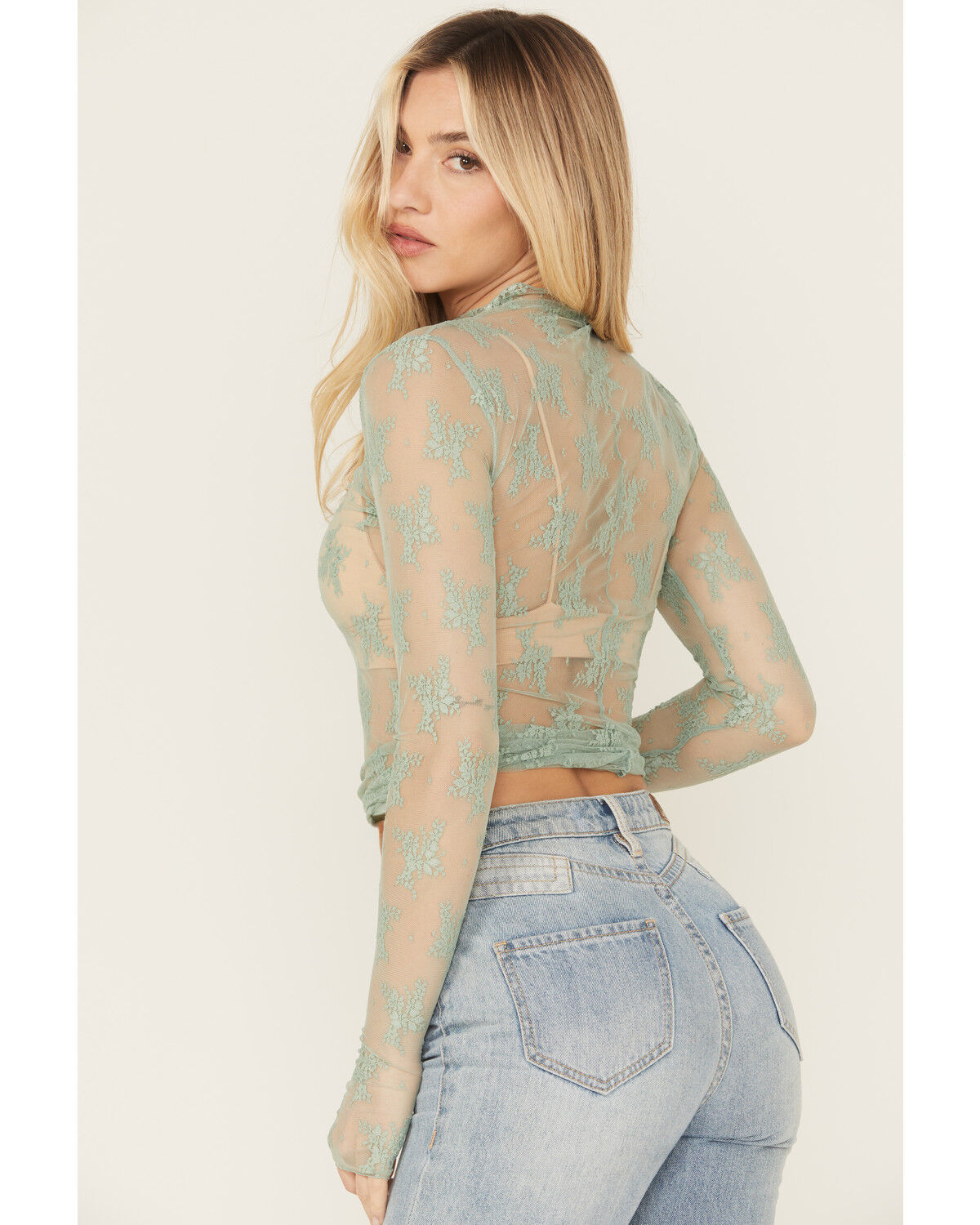 Image #4 - Free People Women's Lady Lux Layering Top, Mint, hi-res