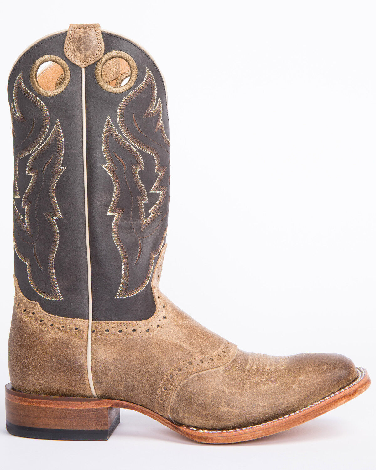western boots tan