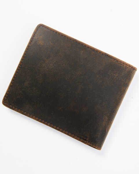 Image #3 - Cody James Men's Brown Mexico Slash Bifold Leather Wallet, Brown, hi-res