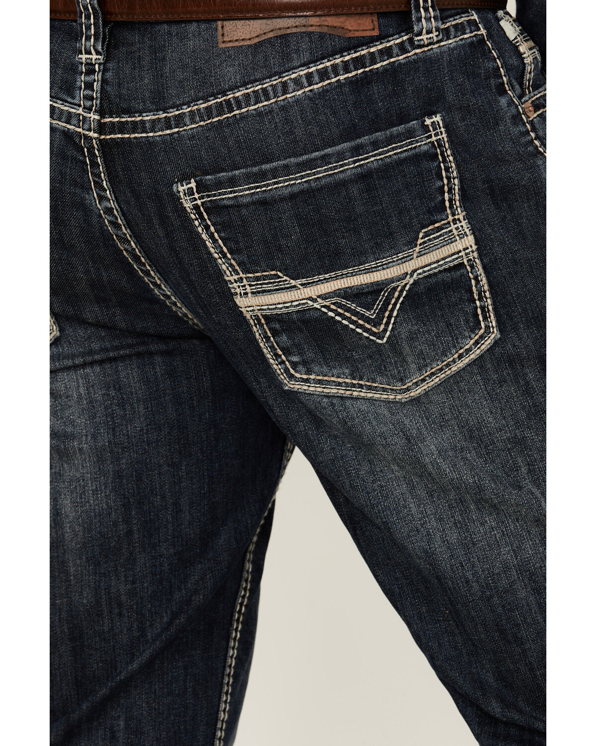 Image #4 - Rock & Roll Denim Men's Boot Barn Exclusive Double Barrel Medium Wash Relaxed Bootcut Stretch Denim Jeans, Medium Wash, hi-res