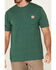 Image #3 - Carhartt Men's Loose Fit Heavyweight Logo Pocket Work T-Shirt, Dark Green, hi-res