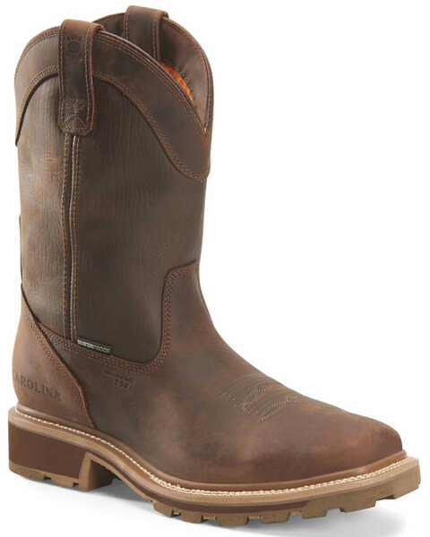 Carolina Men's Girder Western Work Boots - Composite Toe, Brown, hi-res