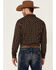 Image #4 - Moonshine Spirit Men's Mahogany Plaid Long Sleeve Snap Western Shirt, Burgundy, hi-res