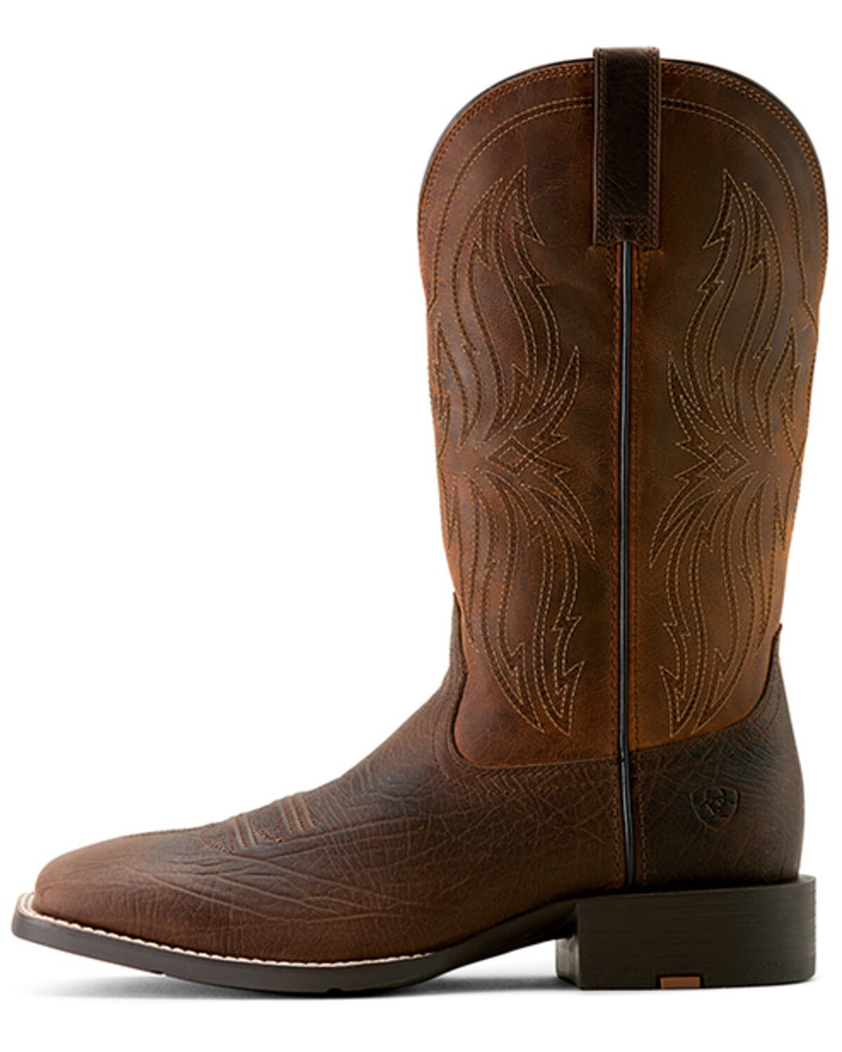 Image #2 - Ariat Men's Sport Rustler Western Boots - Broad Square Toe, Brown, hi-res
