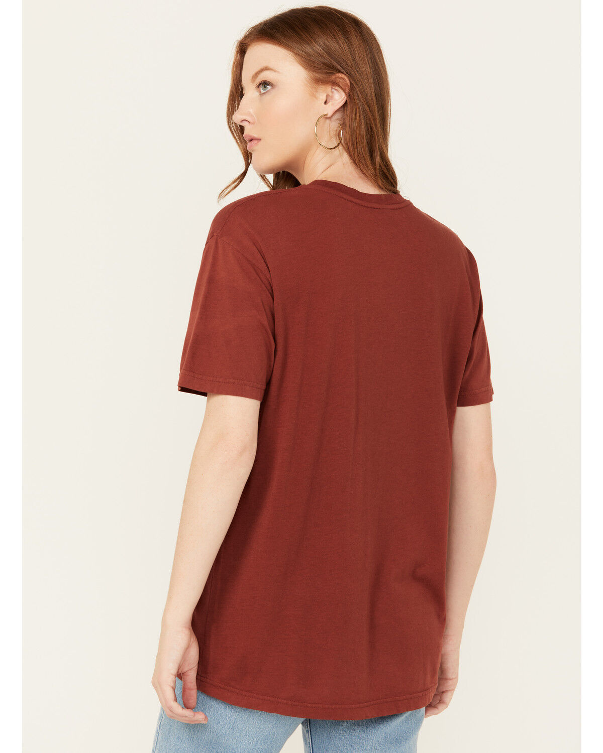 Image #4 - American Highway Women's Rambler Ranch Horseshoe Short Sleeve Graphic Tee, Rust Copper, hi-res