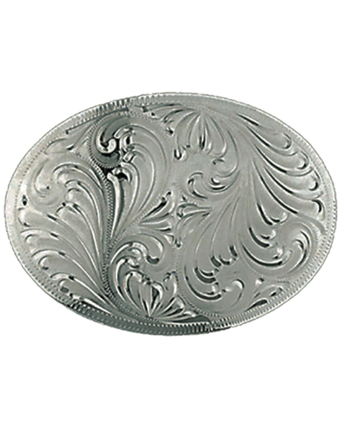 Western Express Engraved Belt Buckle, No Color, hi-res