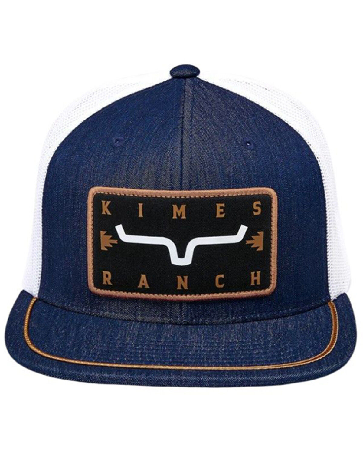 Image #3 - Kimes Ranch Men's Edwin Denim Ball Cap, Dark Wash, hi-res