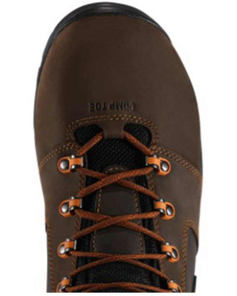 Danner Men's Brown & Orange Vicious 4.5" Composite Work Boot - Round Toe , Brown, hi-res