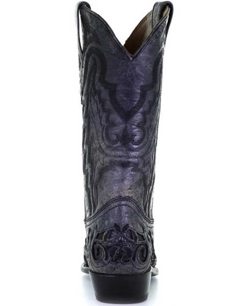 Image #5 - Corral Men's Exotic Alligator Western Boots - Snip Toe, Black, hi-res