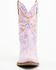 Image #4 - Dingo Women's Y'all Need Dolly Western Boots - Snip Toe , Purple, hi-res