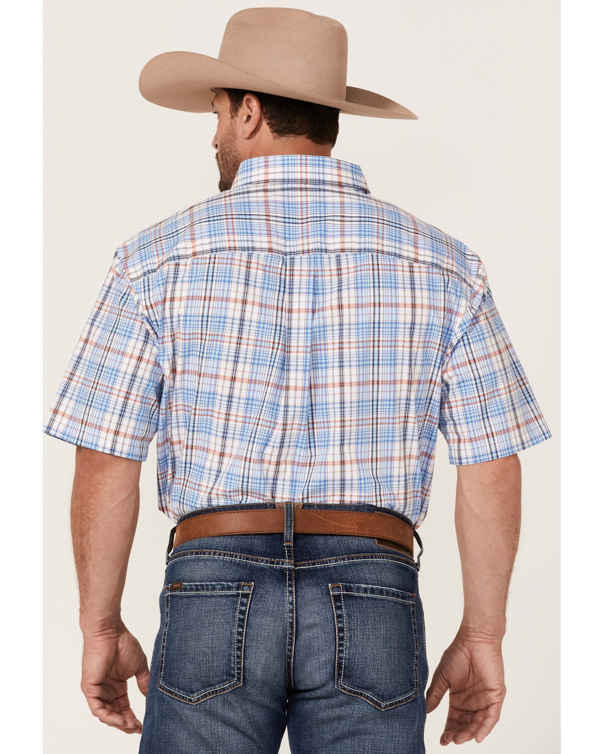 George Strait By Wrangler Men's Plaid 
