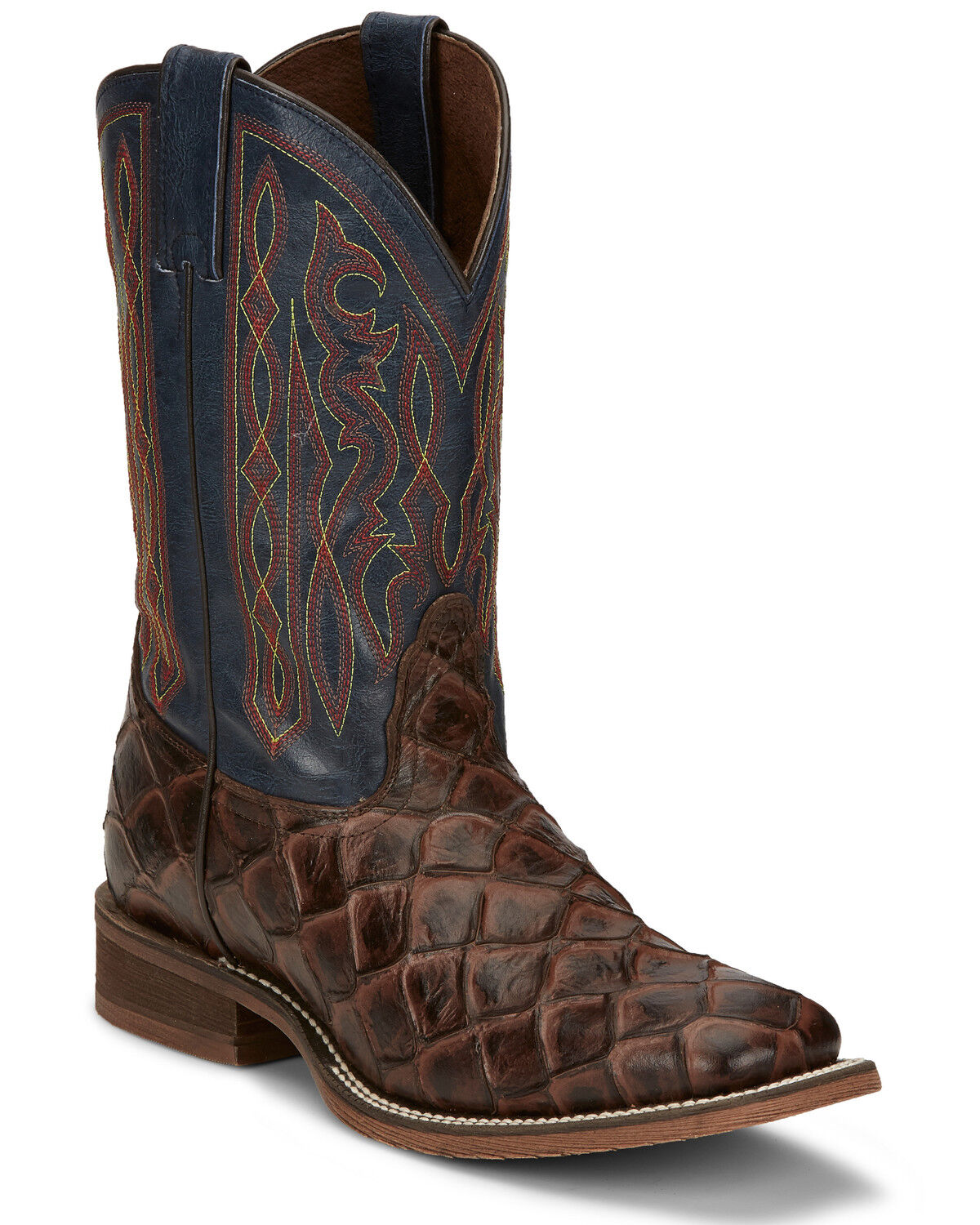 Image #1 - Nocona Men's Turner Chocolate Western Boots - Broad Square Toe, , hi-res