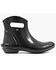 Image #2 - Bogs Women's Glitter Waterproof Rain Ankle Boots - Round Toe, Black, hi-res