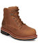 Image #1 - Chippewa Men's Thunderstruck Blonde 6" Lace-Up Waterproof Work Boots - Composite Toe , Lt Brown, hi-res