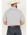 Image #4 - Resistol Men's Ennis Checkered Print Short Sleeve Button Down Western Shirt, Blue, hi-res