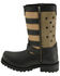 Image #3 - Milwaukee Leather Men's Stars And Stripes Motorcycle Harness Boots - Square Toe, Black, hi-res