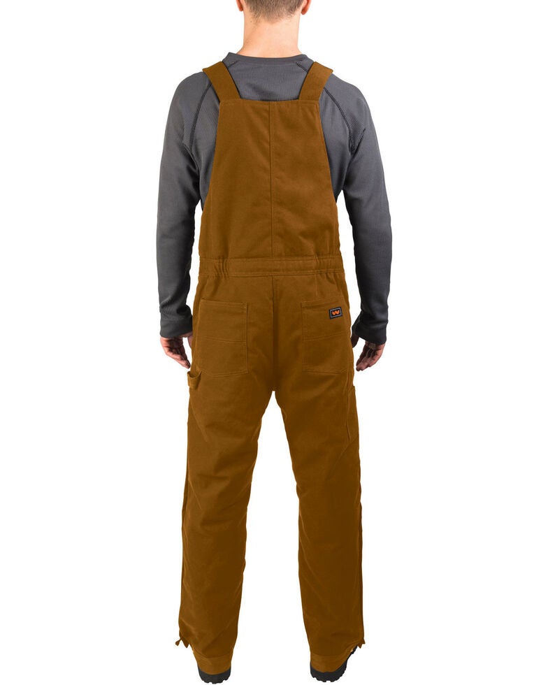 Walls Men's Brown Frost Blizzard Pruf Insulated Bib Overalls Big
